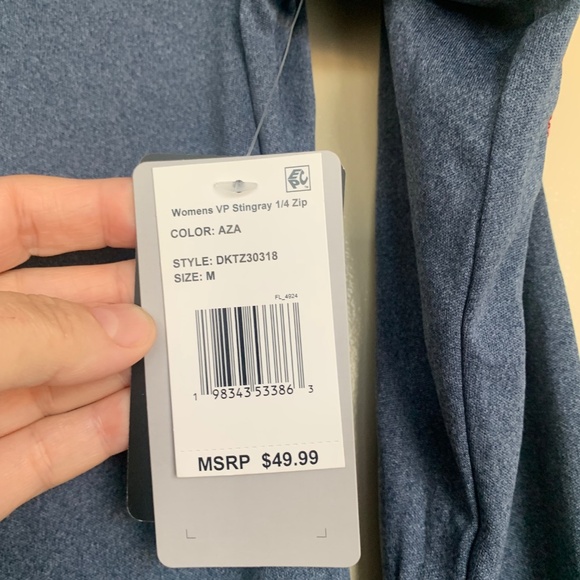 Colosseum Gray Stingray 1/4 Zip Pullover Top University of Arizona Sz.M Sports - Picture 5 of 8